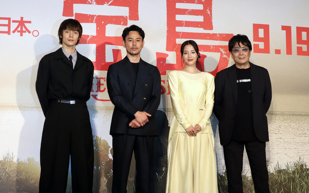 映画『宝島』完成報告会にて ©︎The Hollywood Reporter Japan