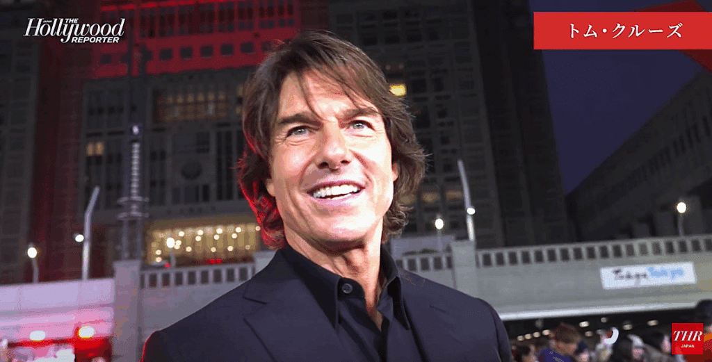 トム・クルーズ=5月6日、都内にて ©The Hollywood Reporter Japan