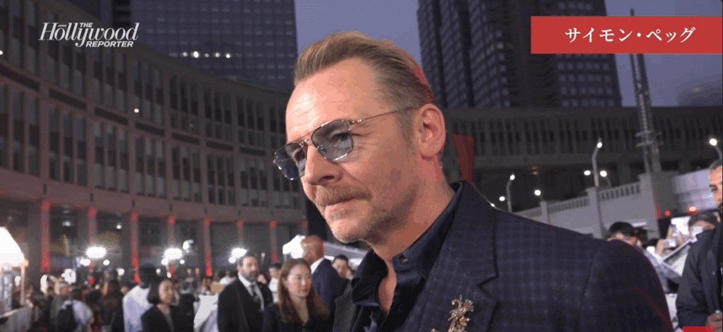 サイモン・ペッグ=5月6日、都内にて ©The Hollywood Reporter Japan