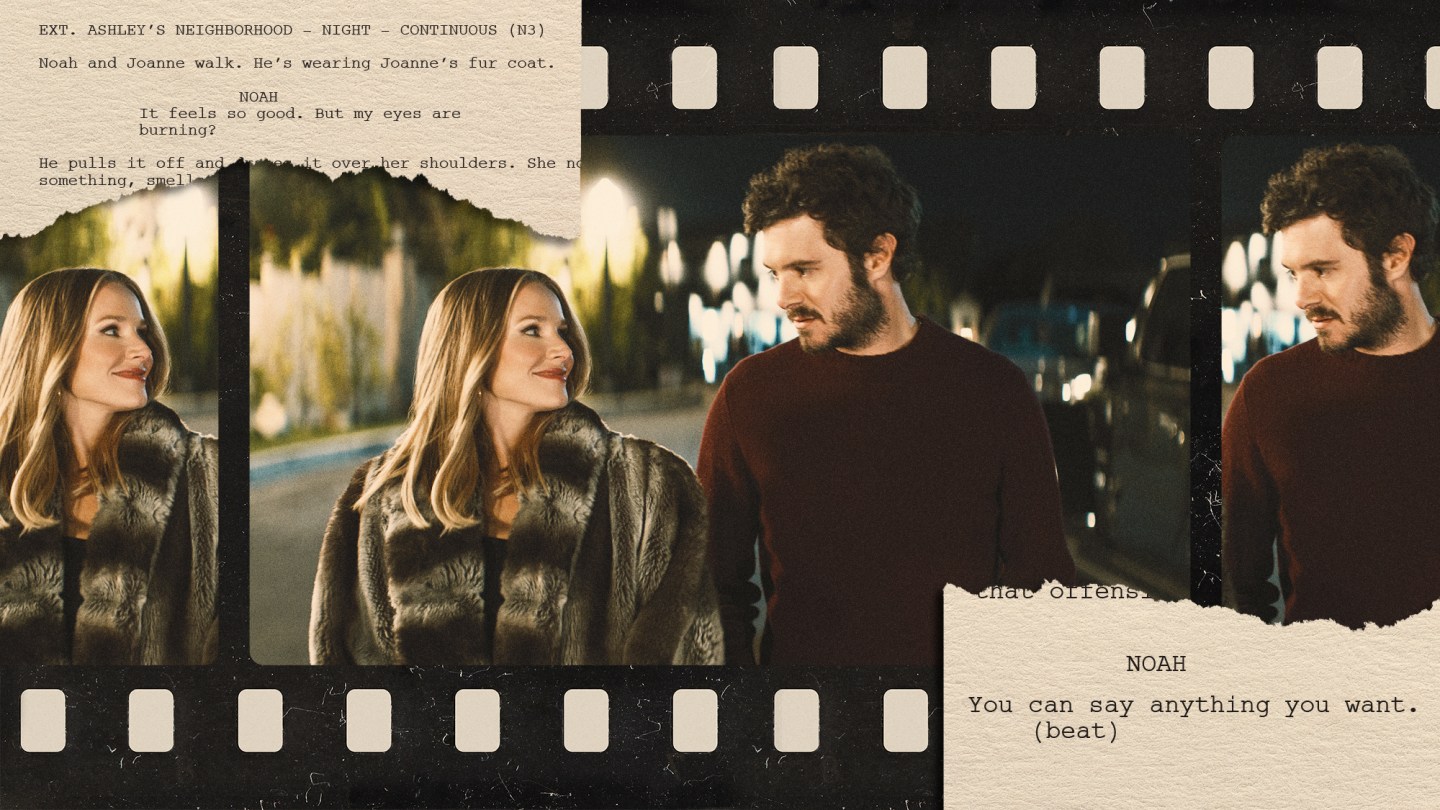 『こんなのみんなイヤ!』よりクリステン・ベルとアダム・ブロディ 写真:Courtesy of Netflix