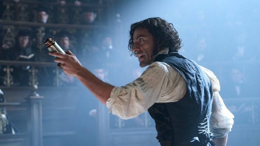 Oscar Isaac in Frankenstein