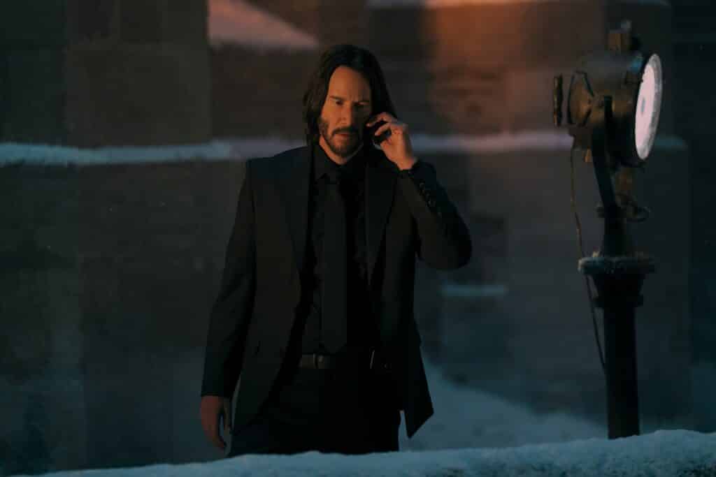 キアヌ・リーブス演じるジョン・ウィック 『バレリーナ：The World Of John Wick』より　®, TM & © 2025 Lions Gate Entertainment Inc. All Rights Reserved.