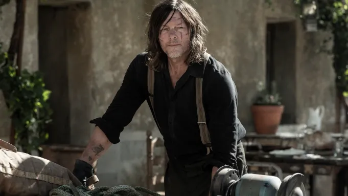 Norman Reedus in ‘The Walking Dead: Daryl Dixon’ season three. MANUEL FERNANDEZ-VALDES/AMC