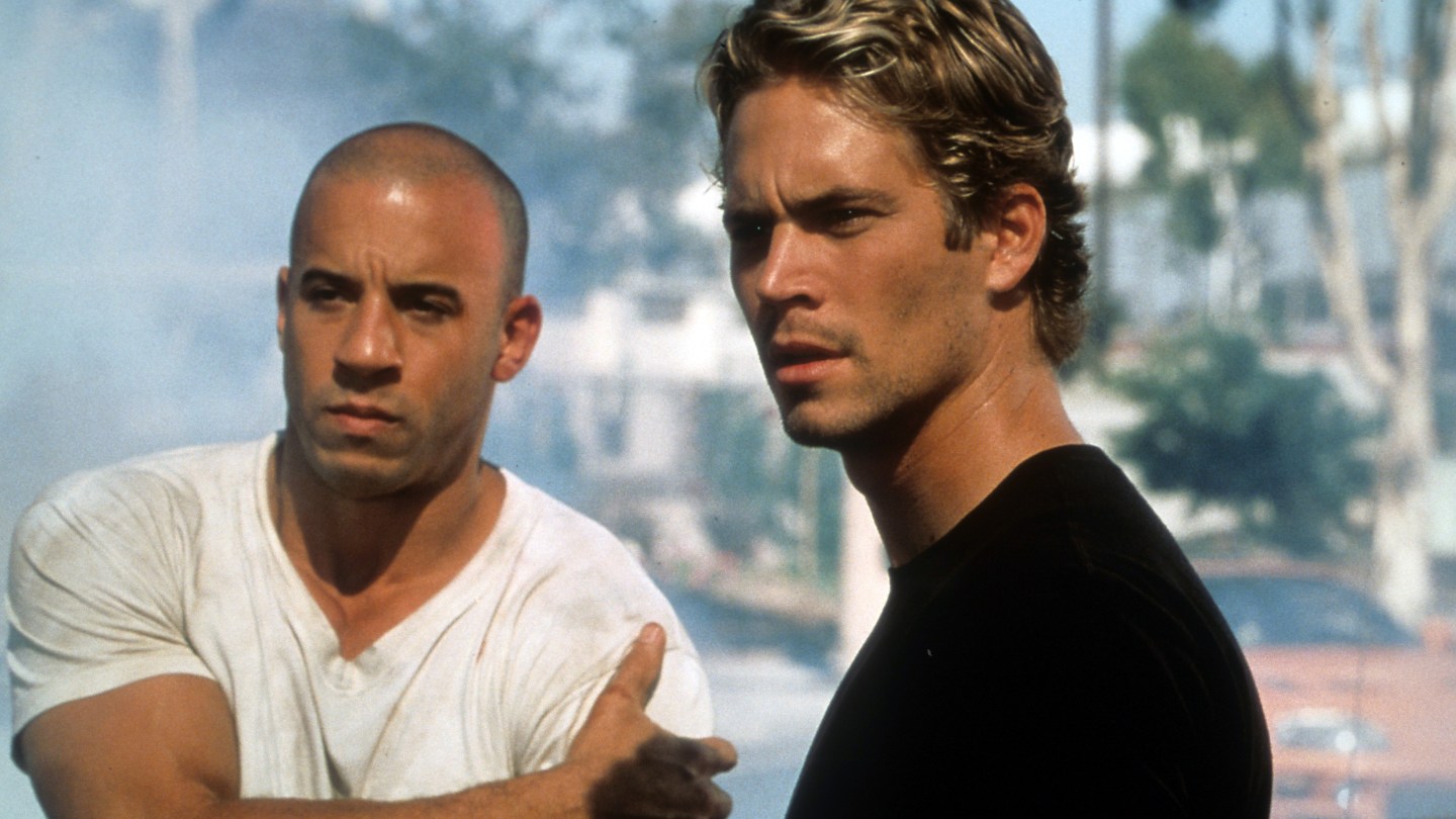 2001年の1作目『ワイルド・スピード』より 写真:Universal/Getty Images