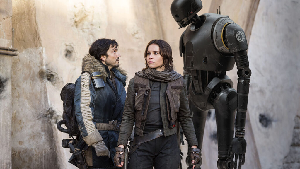 映画『ローグ・ワン／スター・ウォーズ・ストーリー』写真：Jonathan Olley /© Walt Disney Studios Motion Pictures / Lucasfilm Ltd. /Courtesy Everett
