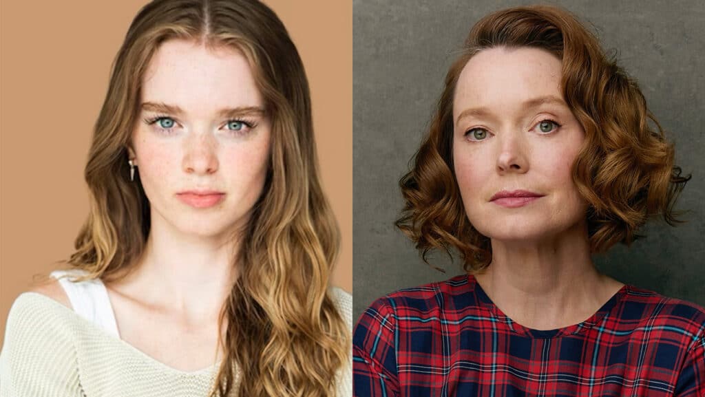 『キャリー』に出演するサマー・H・ハウエル、サマンサ・スローヤン　写真： Kevin McIntyre; James DePietro