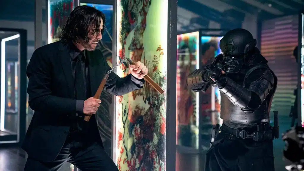 『ジョン・ウィック：コンセクエンス』でのアクションシーン COURTESY OF MURRAY CLOSE/LIONSGATE