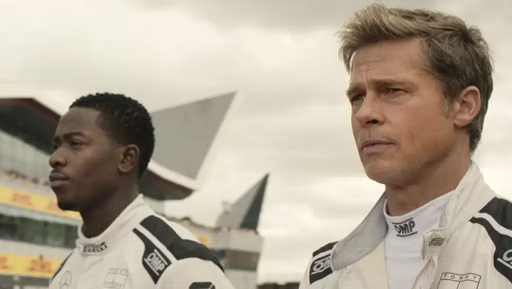 映画『F1／エフワン』出演のブラッド・ピットとダムソン・イドリス　COURTESY WARNER BROS. PICTURES