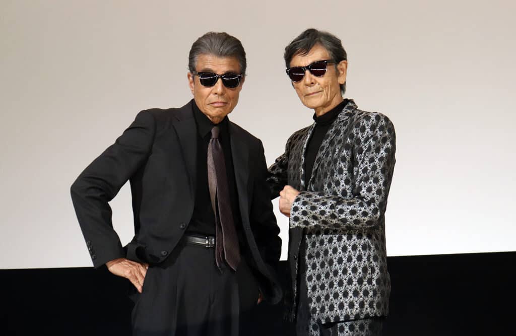 俳優、舘ひろしと柴田恭兵 ©︎The Hollywood Reporter Japan