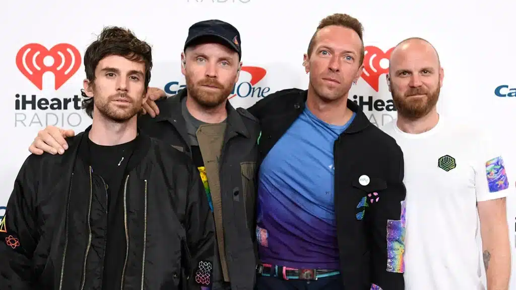 左から：ガイ・ベリーマン、ジョニー・バックランド、クリス・マーティン、ウィル・チャンピオン David Becker/Getty Images for iHeartMedia