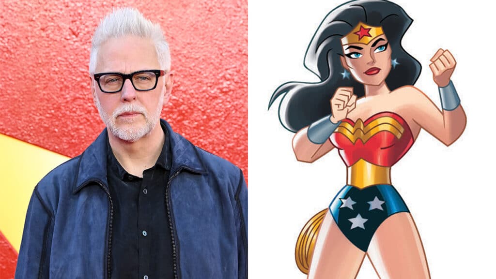 ジェームズ・ガン監督と『ワンダーウーマン』のアニメ作品 Jeff Spicer/Getty Images; Warner Bros./Courtesy Everett Collection