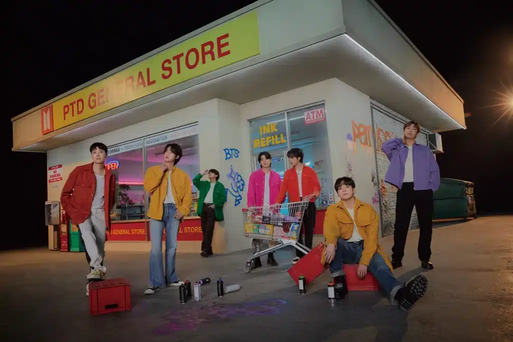 BTS『Permission to Dance On Stage』からの独占写真（THR提供）Courtesy of BigHit Music