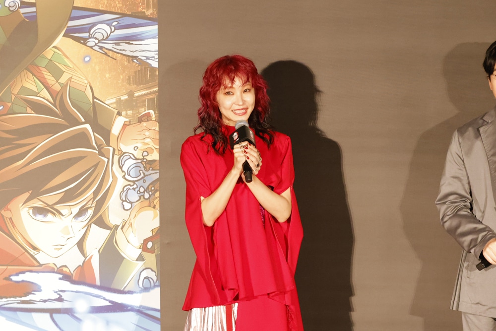 主題歌「残酷な夜に輝け」を担当したLiSA  ©︎The Hollywood Reporter Japan