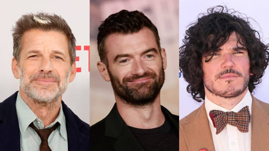 Zack Snyder, Stuart Martin and Fra Fee
