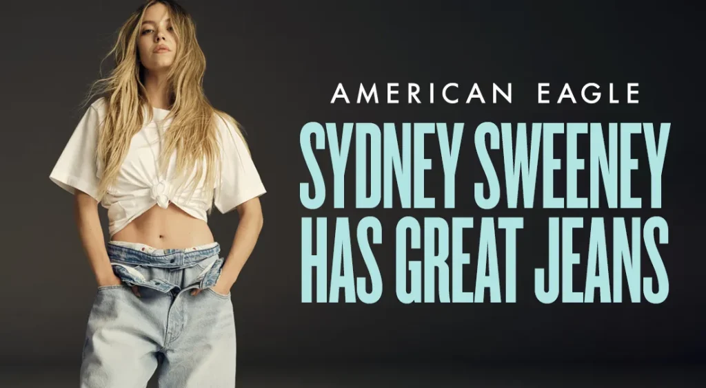 シドニー・スウィーニー、アメリカンイーグルの2025年秋キャンペーンより　Courtesy of American Eagle