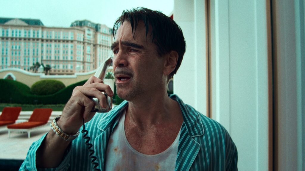 コリン・ファレル、Netflix映画『端くれ賭博人のバラード』より　写真：THR.com