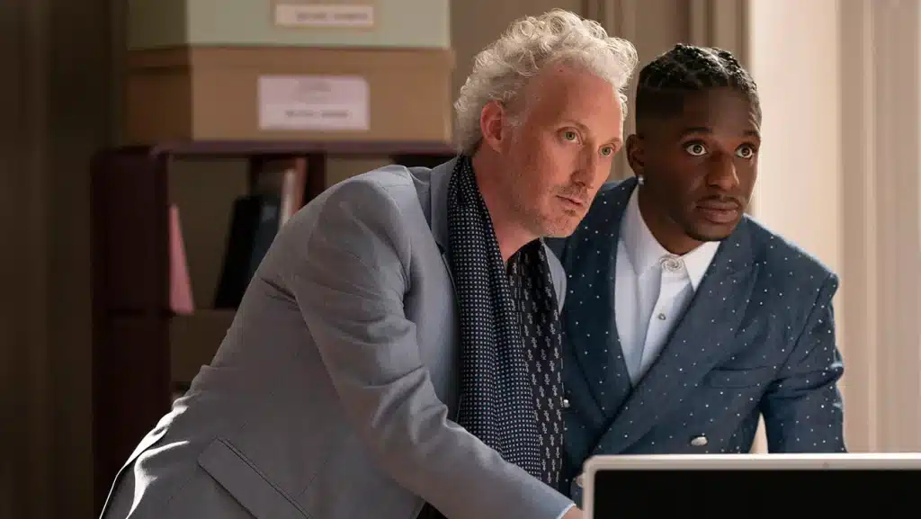 『エミリー、パリへ行く』S5のブリュノ・グエリとサミュエル・アーノルド Caroline Dubois/Netflix