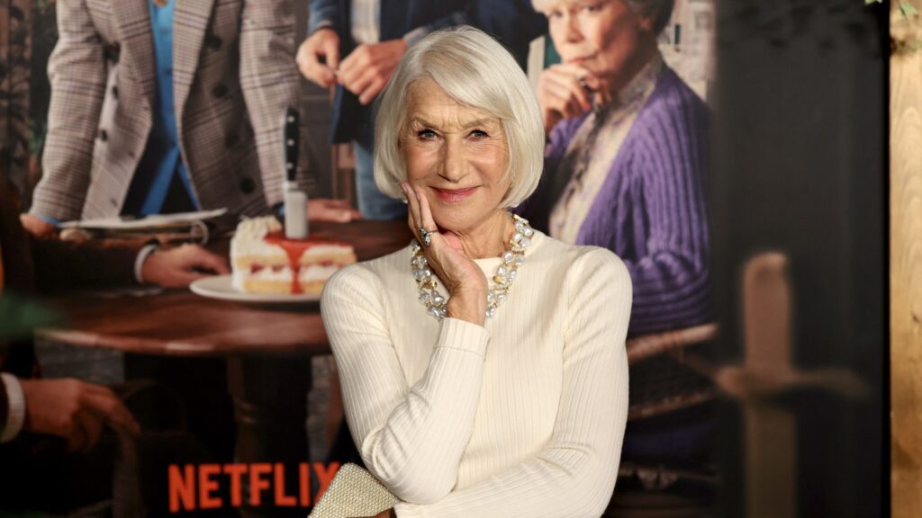 ニューヨークで行われた『木曜殺人クラブ』プレミア上映に出席したヘレン・ミレン Dimitrios Kambouris/Getty Images for Netflix