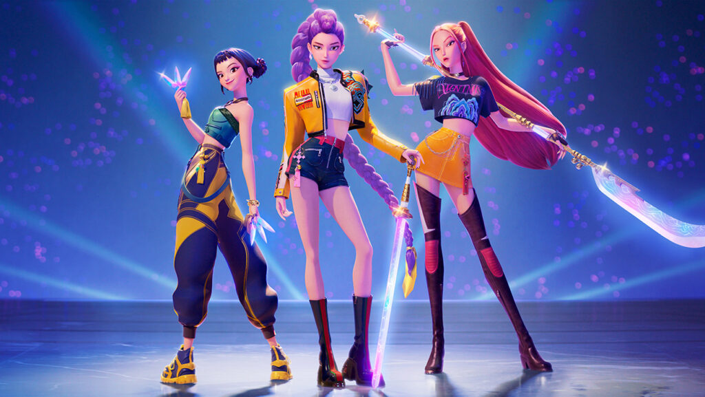 『KPOPガールズ! デーモン・ハンターズ』Courtesy of Netflix