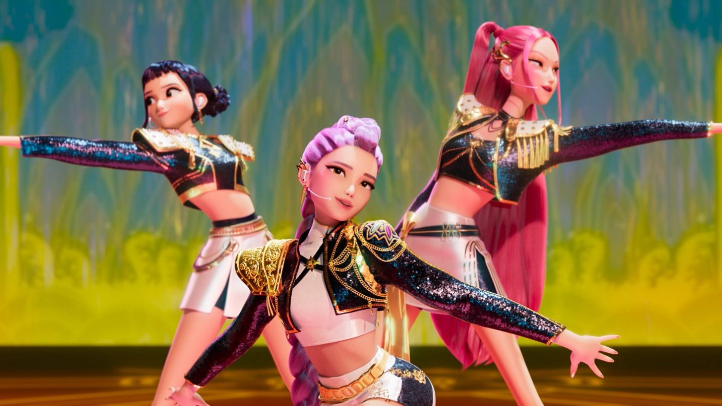 『KPOPガールズ! デーモン・ハンターズ』に登場するガールズグループ兼デーモンハンターの「ハントリックス」 Courtesy of Netflix
