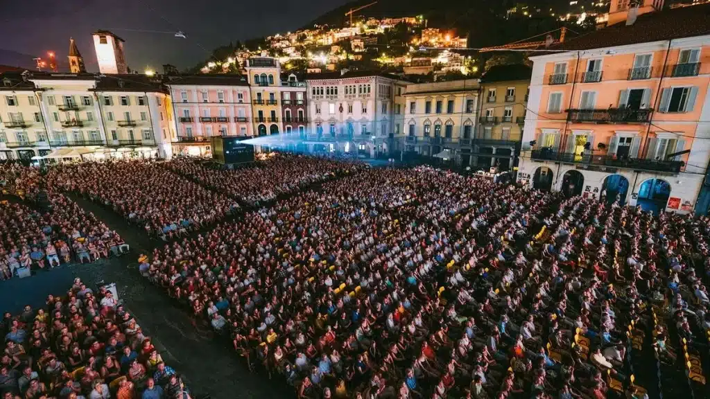 ロカルノ国際映画祭期間中のピアッツァ・グランデ　Courtesy of Locarno Film Festival