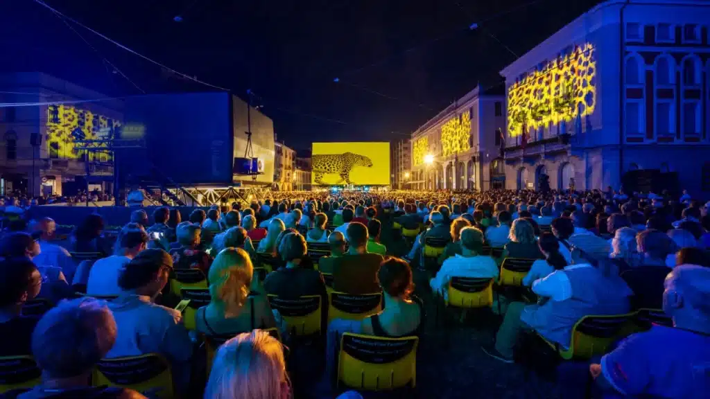 ロカルノ国際映画祭のピアッツァ・グランデ中央広場　©Locarno Film Festival