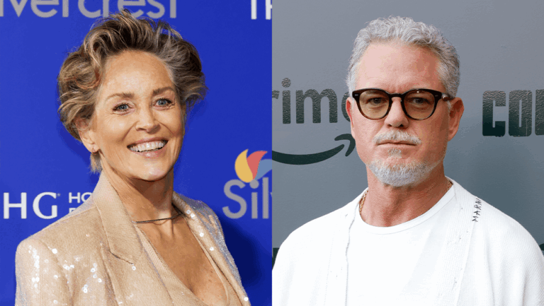 シャロン・ストーン、エリック・デイン　写真：Frazer Harrison/Getty Images for Palm Springs International Film Society; Frazer Harrison/Getty Images for Prime Video