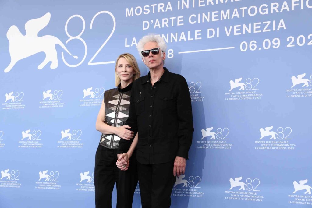 ブランシェットとジャームッシュ Photo by Aldara Zarraoa/Getty Images