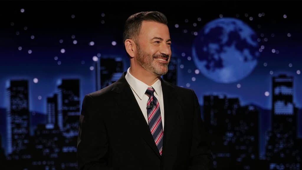 2025年9月23日、番組に復帰したジミー・キンメル 写真：ABC/RANDY HOLMES