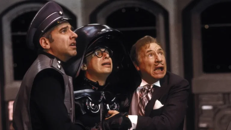 （左から）ジョージ・ワイナー、リック・モラニス、メル・ブルックス、『スペースボール』（1987年）より 写真：Everett Collection