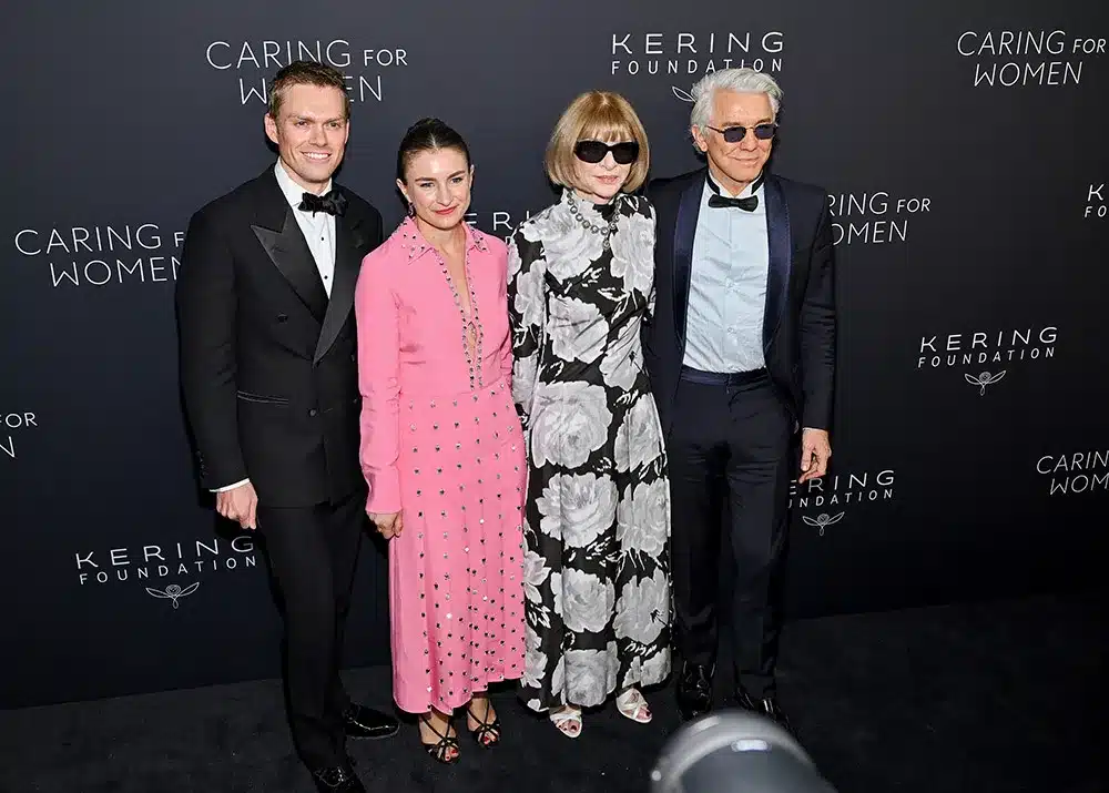 第4回「Caring for Women」ディナーに登場したマーク・グイドゥッチ、クロエ・マル、アナ・ウィンター、バズ・ラーマン 写真：Courtesy of Kering/Getty