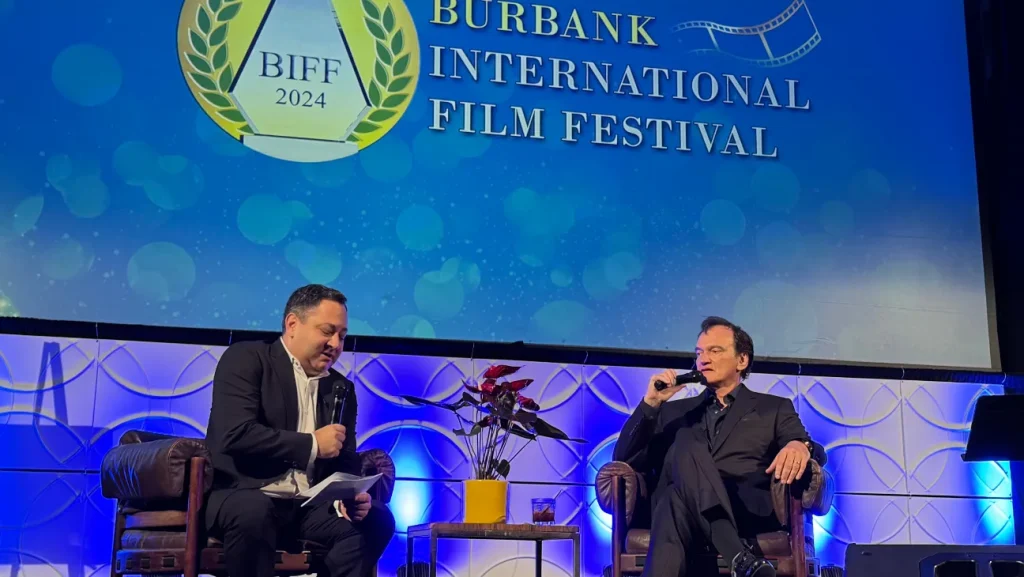 バーバンク国際映画祭に出席したクエンティン・タランティーノ 写真：Borys Kit