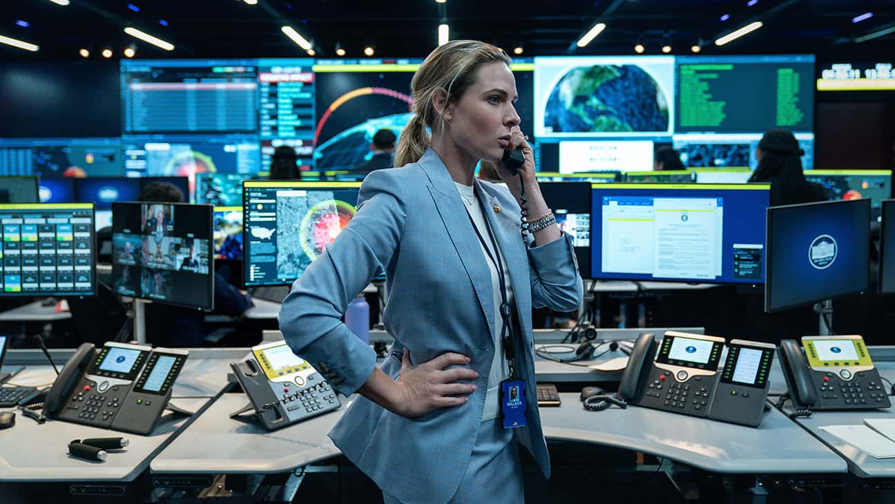 レベッカ・ファーガソン、『ハウス・オブ・ダイナマイト』より 写真:Eros Hoagland/Netflix