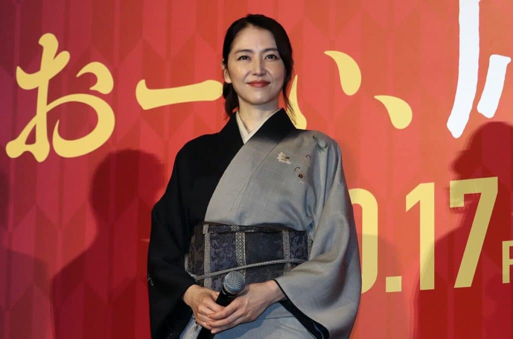 長澤まさみ、映画『おーい応為』完成披露上映会にて