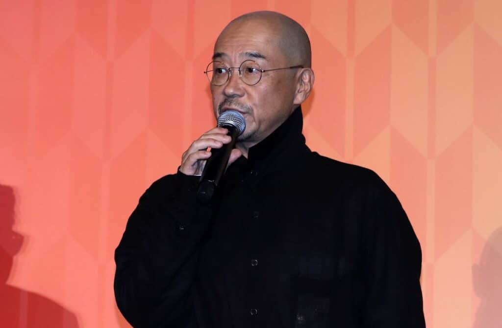 大森立嗣監督、映画『おーい応為』完成披露上映会にて
