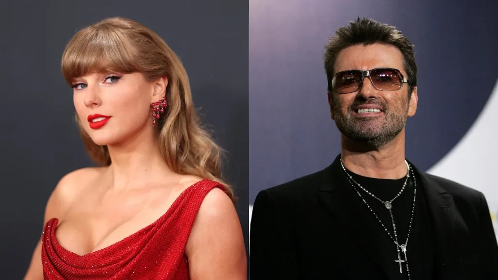 （左から）テイラー・スウィフト、ジョージ・マイケル 写真：Matt Winkelmeyer/Getty Images for The Recording Academy , Sean Gallup/Getty Images
