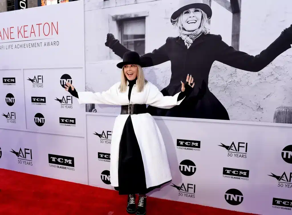 2017年6月、第45回AFI生涯功労賞授賞式に出席したダイアン・キートン 写真：Kevin Winter/Getty Images for Turner