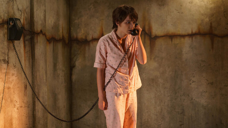 Madeleine McGraw as Gwen in Black Phone 2, directed by Scott Derrickson.