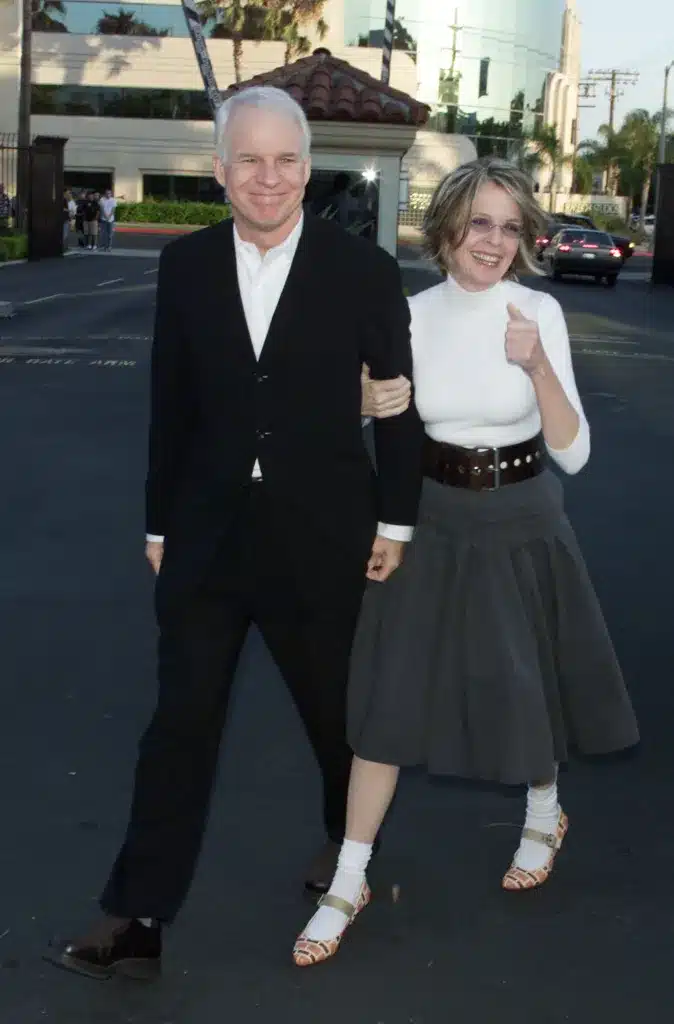 2001年7月、『スコア』のプレミア上映に登場したスティーヴ・マーティンとダイアン・キートン 写真：Kevin Winter/Getty Images