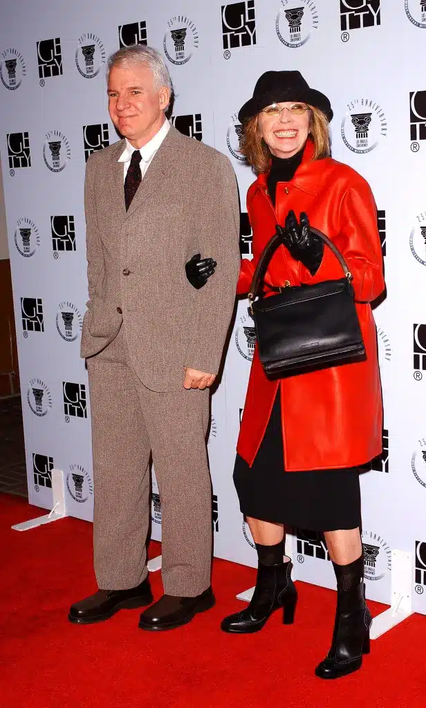 2003年10月、Los Angeles Conservancyの第25回ガラに出席したスティーヴ・マーティンとダイアン・キートン 写真：Amanda Edwards/Getty Images