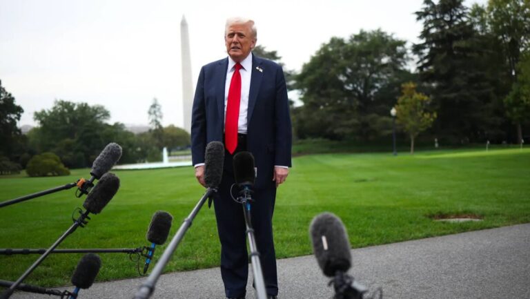 トランプ大統領、2025年9月30日の記者会見にて