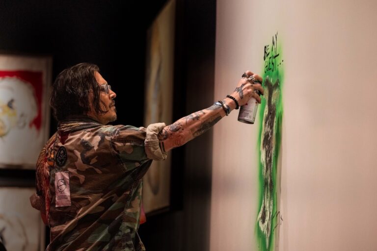 johnny depp painting