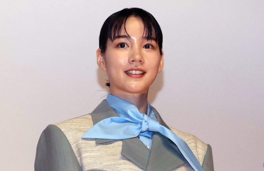 のん、映画『アフター・ザ・クエイク』舞台挨拶にて
