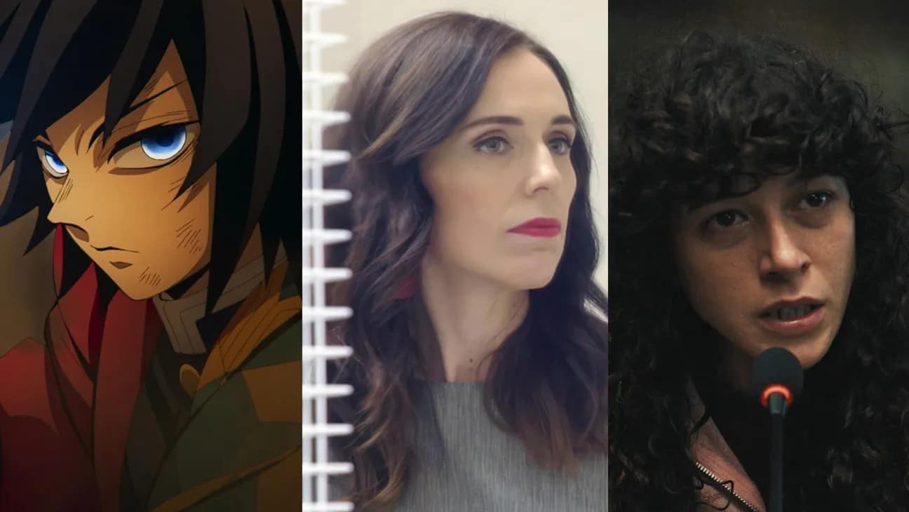 『劇場版「鬼滅の刃」無限城編 第一章 猗窩座再来』『Prime Minister（原題）』『Belén（原題）』 写真：Koyoharu Gotoge SHUEISHA Aniplex ufotable/Sony Pictures; Magnolia Pictures/Courtesy Everett Collection; Amazon