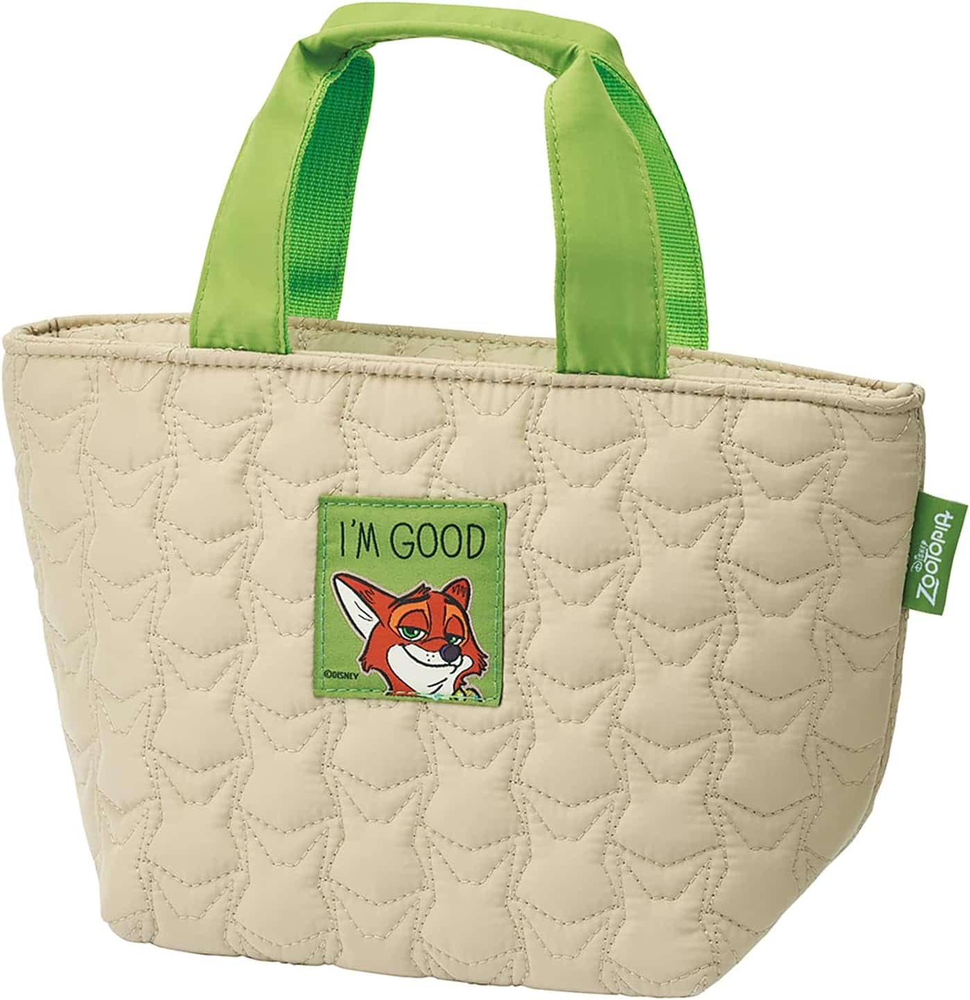 スケーター(Skater) キルティング生地 保冷 保温 ランチバッグ 30×マチ12×高さ18cm お弁当バッグ 弁当箱入れ ディズニー ズートピア ニック KKLB2