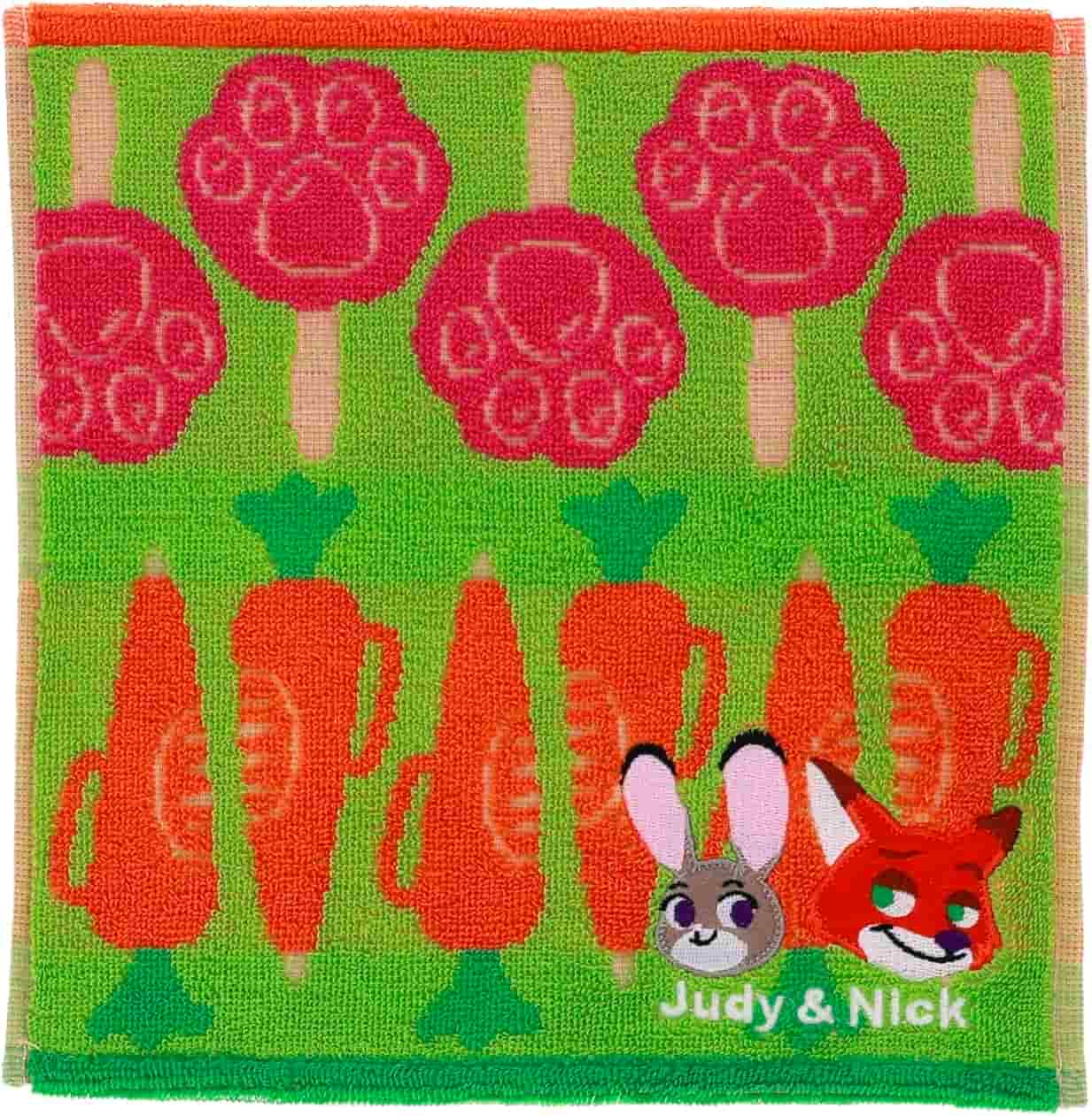 丸眞 ハンカチ ズートピア フェイバリットアイテム ズートピア ディズニー Disney 女の子 男の子 キャラクター キャラ グッズ ジュディ・ホップス うさぎ ニック・ワイルド キツネ フラッシュ.ナマケモノ フィニック タオル ミニタオル タオルハンカチ 綿 2006054900