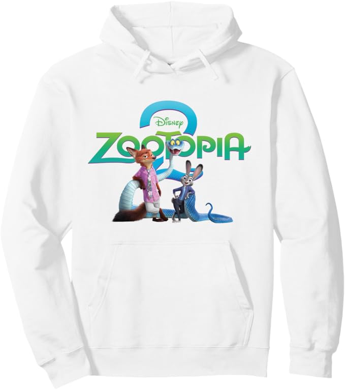 Disney Zootopia 2 ポスター アート ニック ジュディ ゲイリー ロゴ パーカー