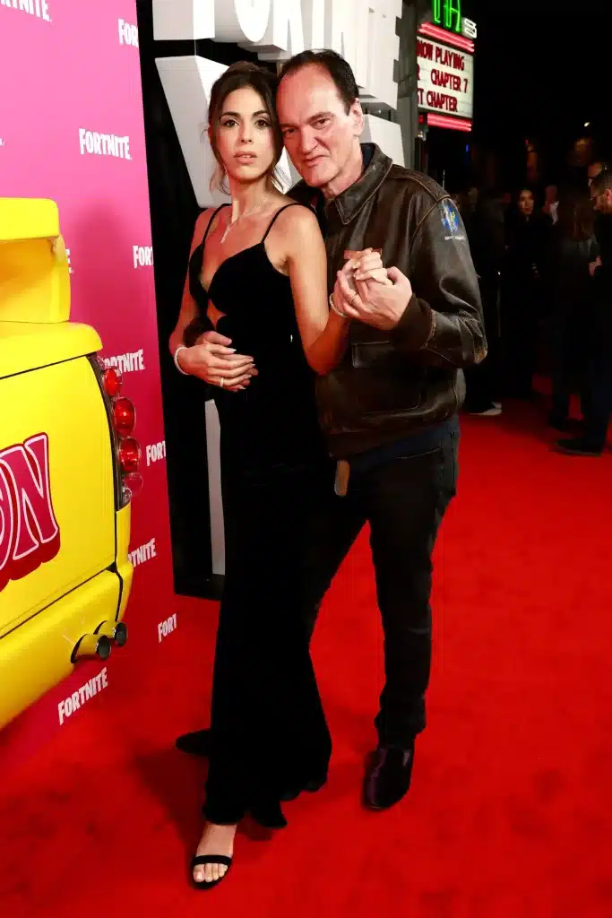 (左から)妻のダニエラ・ピック・タランティーノ、クエンティン・タランティーノ 写真:Frazer Harrison/Getty Images for Epic Games