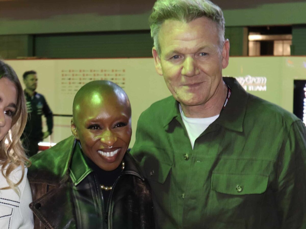 Cynthia Erivo and Gordon Rumsay Las Vegas 2025