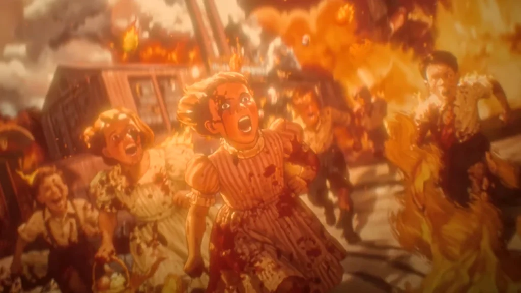 『IT／イット ウェルカム・トゥ・デリー “それ”が見えたら、終わり。』オープニング映像のワンショット 写真：HBO Max